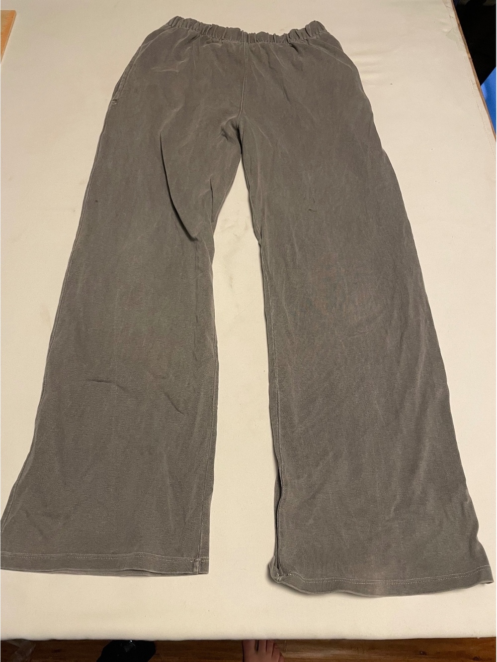 Brandy Melville Gray Wide Leg Pants